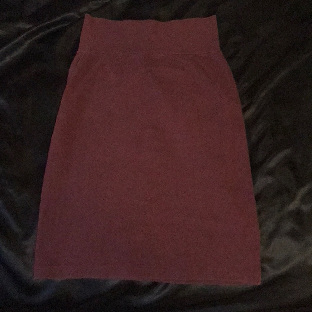 American Apparel Burgundy Skirt